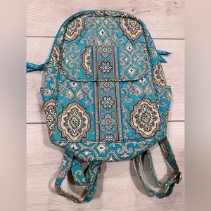 Vera Bradley Turquoise Blue Backpack